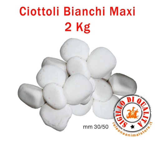 Ciottoli bianchi maxi acquario - ciottoli,